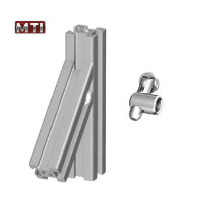 Connector, oblique-hinge